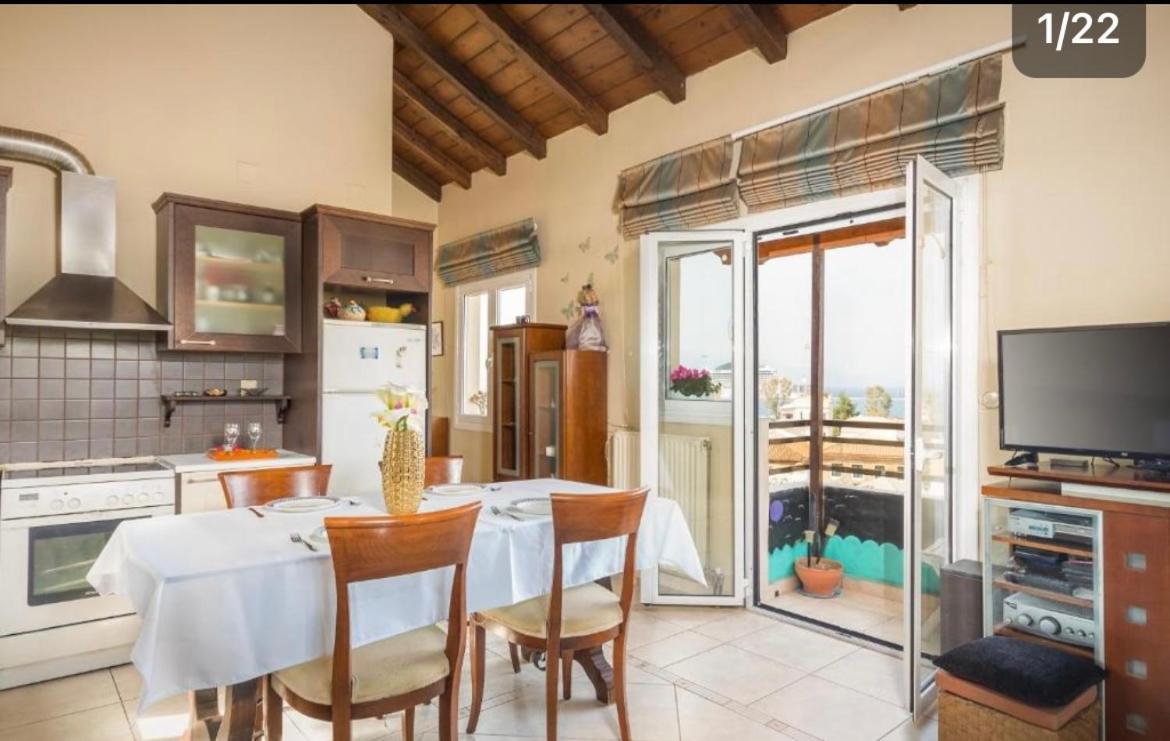Makis Sea-View Apartment-Corfu Port Mantouki Exterior foto